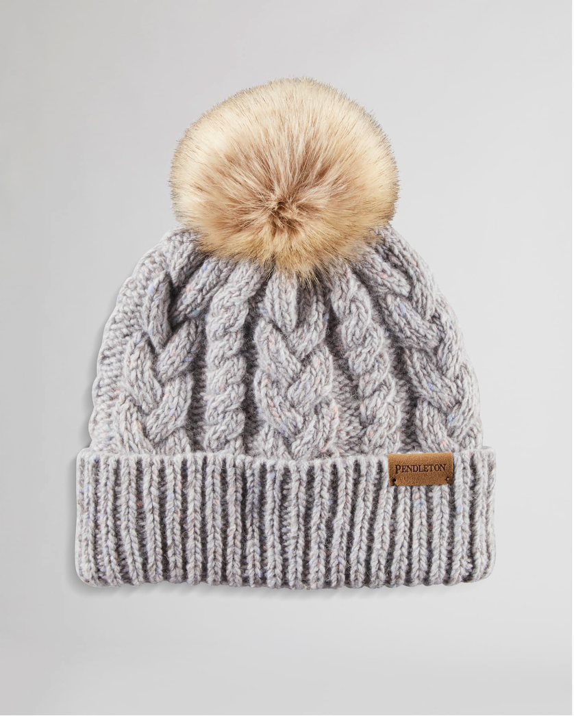 Cable Hat <br> Grey