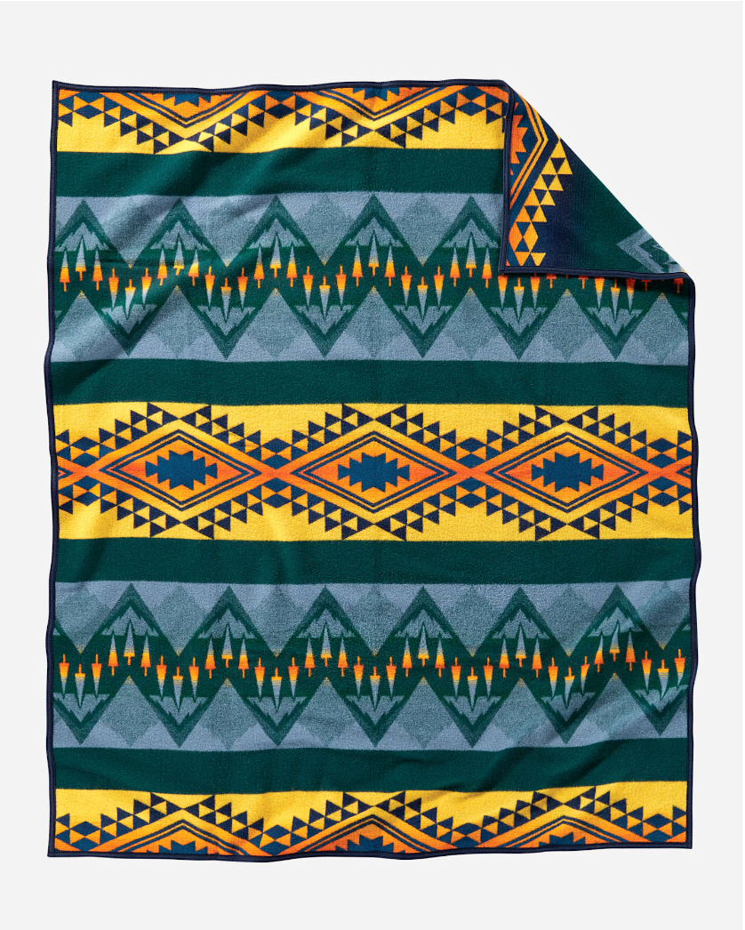 WILDLAND HEROES FIREFIGHTERS BLANKET<br>TEAL