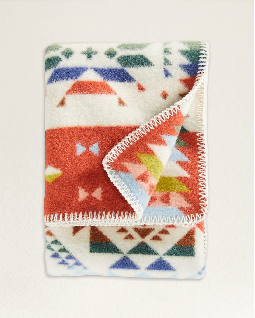 Jacquard Crib Blanket <br> Wild Blooms