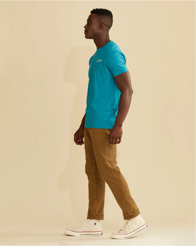 Large Tucson Graphic Tee <br> Teal/Multi