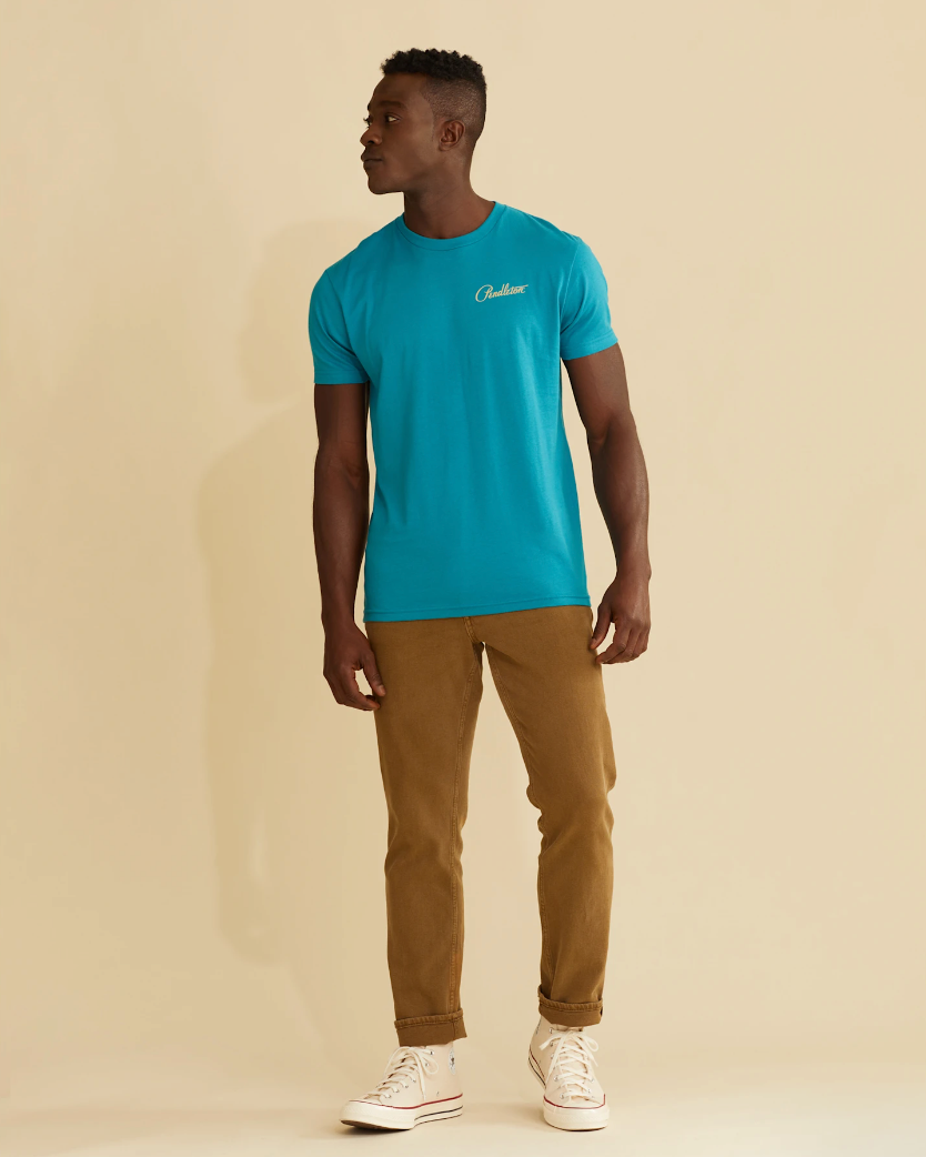 Large Tucson Graphic Tee <br> Teal/Multi