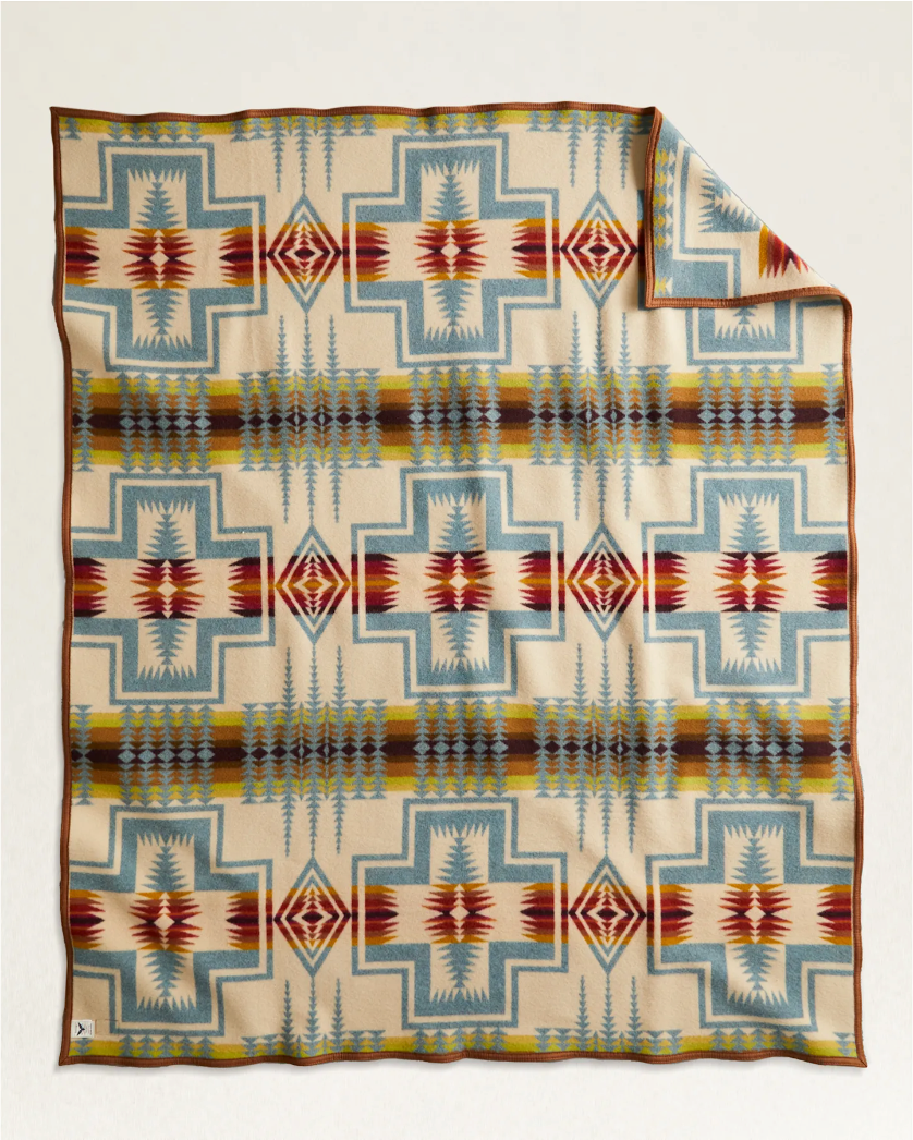 HARDING JACQUARD BLANKET<br>SHALE