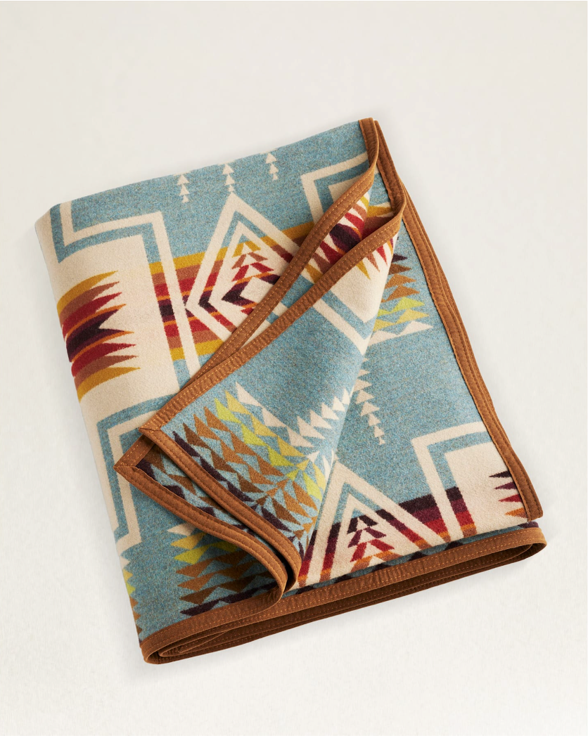 HARDING JACQUARD BLANKET<br>SHALE