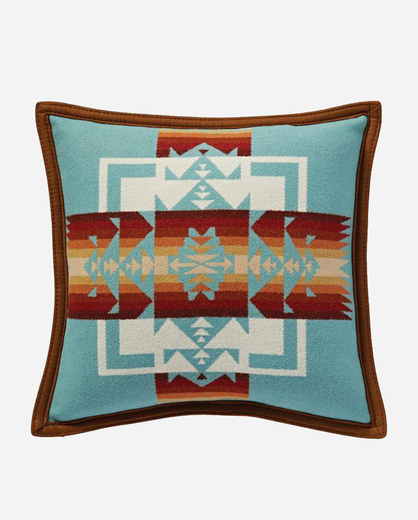 CHIEF JOSEPH PILLOW<br>AQUA