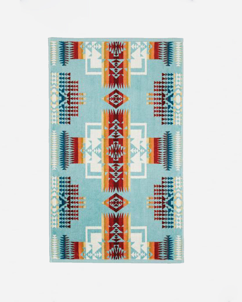 CHIEF JOSEPH HAND TOWEL, 3-PACK<br>AQUA