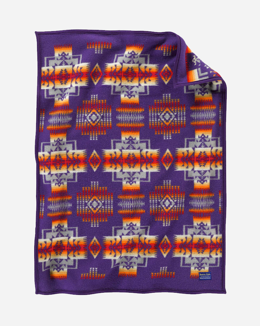 Chief Joseph Crib Blanket <br> Purple
