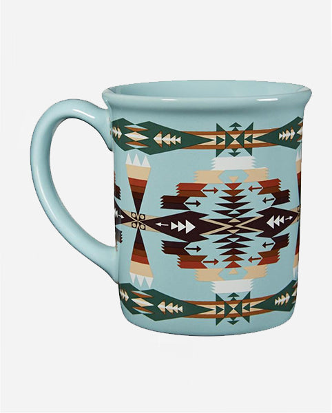 COFFEE MUG, SET OF 4<br>TUCSON AQUA