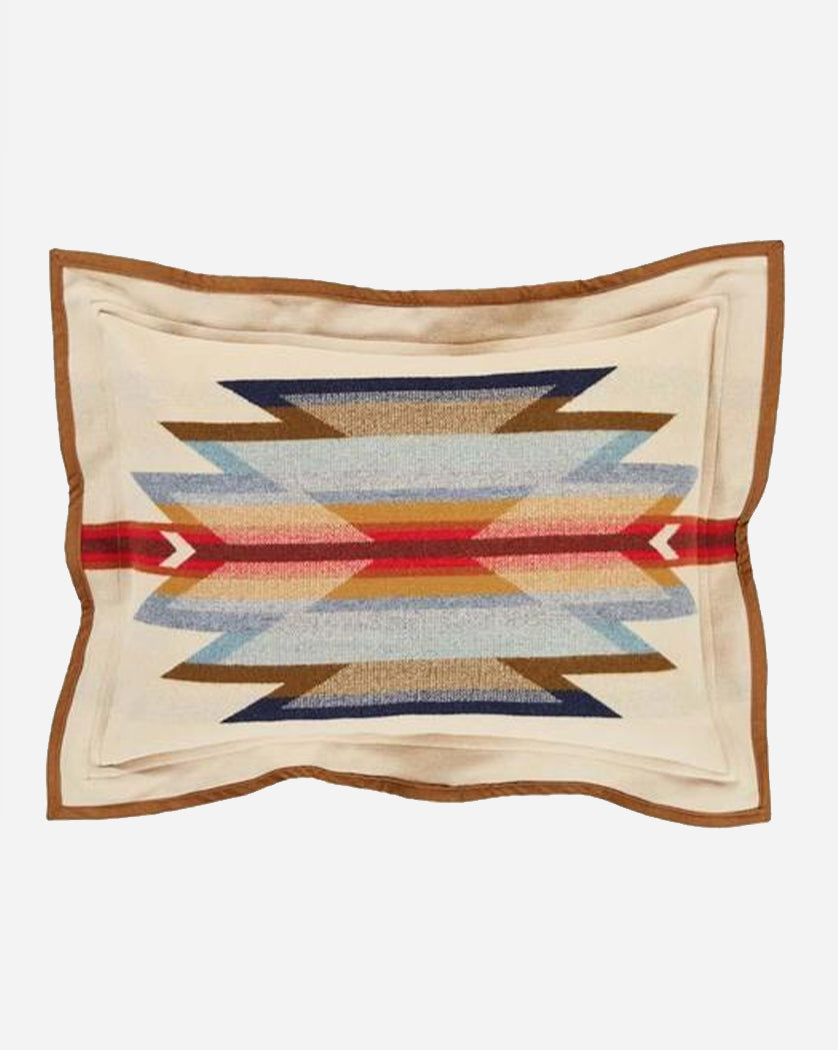 Jacquard Standard Sham, Suede <br> Wyeth Trail