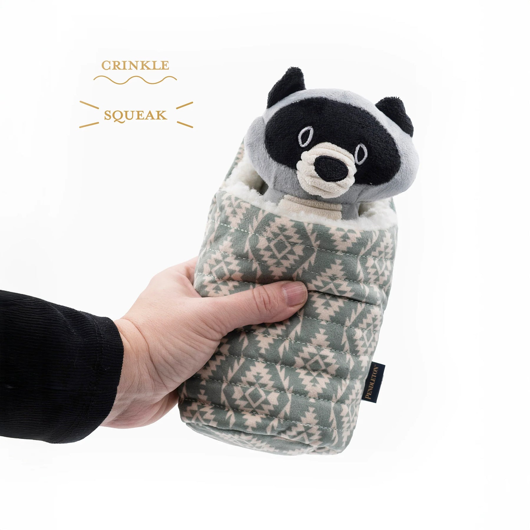 CAMP PAL DOG TOY<br>RACOON