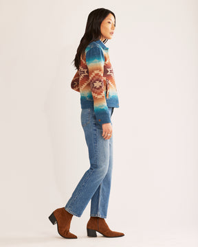 Canyon Wool Jacket <br> Turquoise Pagosa Springs
