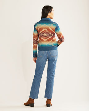 Canyon Wool Jacket <br> Turquoise Pagosa Springs
