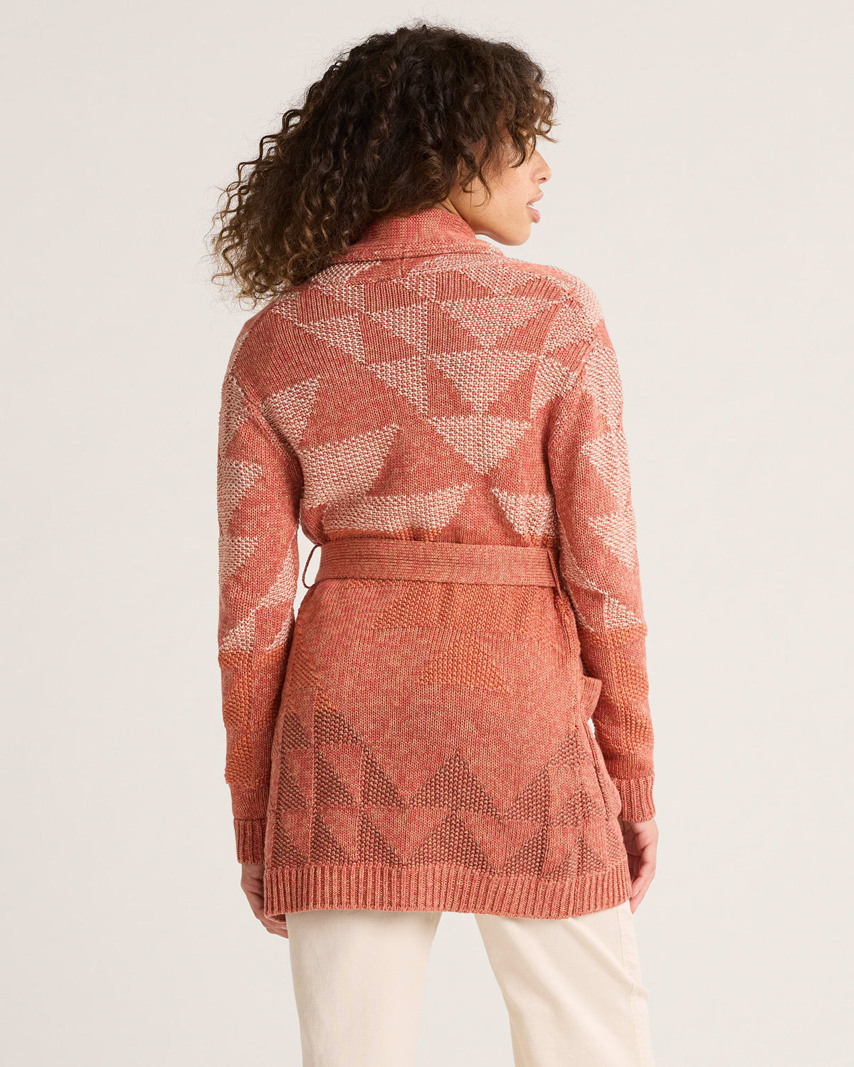 Monterey Belted Cardigan<br>Rust Sunset