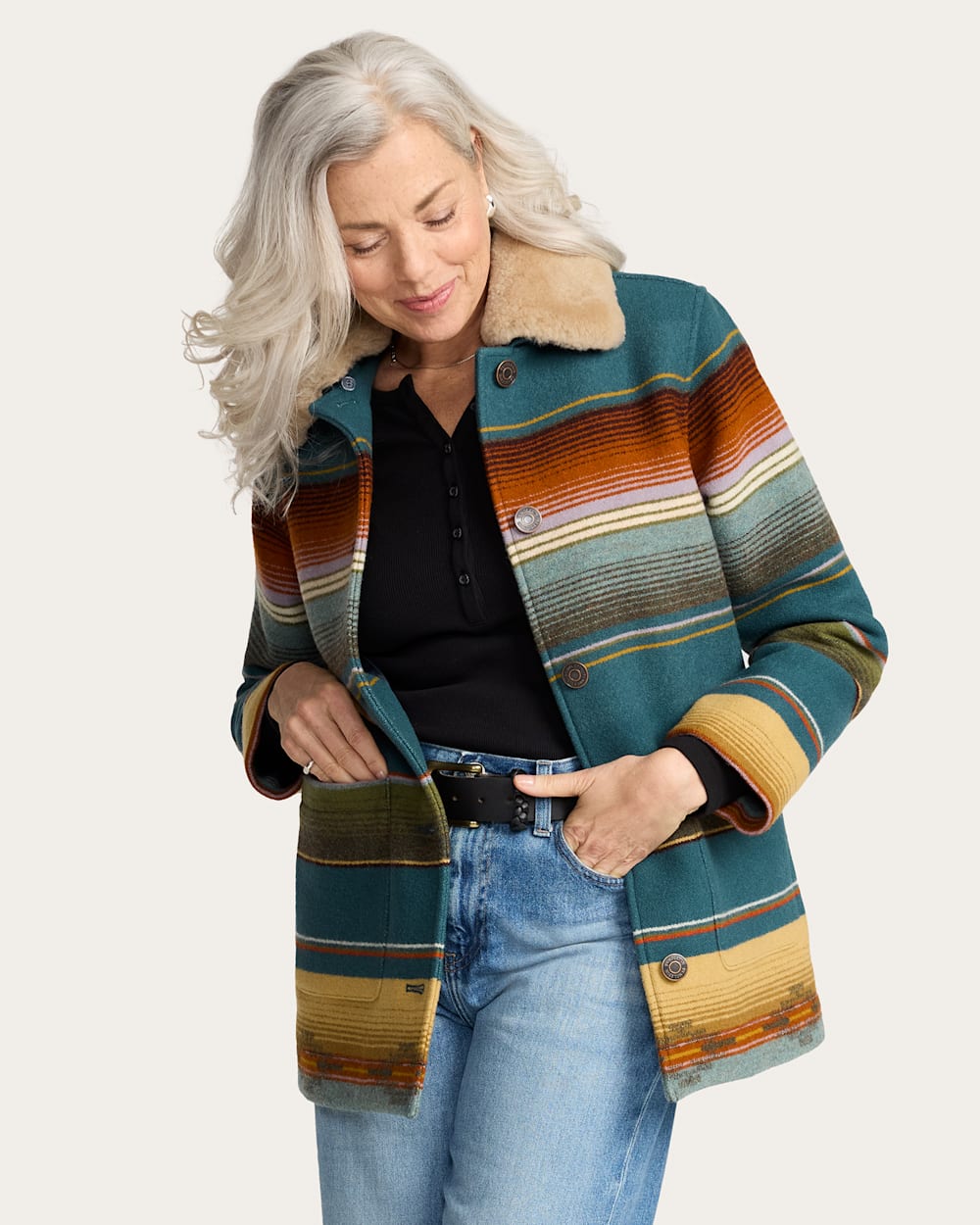 WOMEN'S TUMALO BROWNSVILLE COAT<br>TEAL