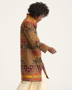 WOMEN'S AUTUMN BIRCH ARCHIVE BLANKET COAT