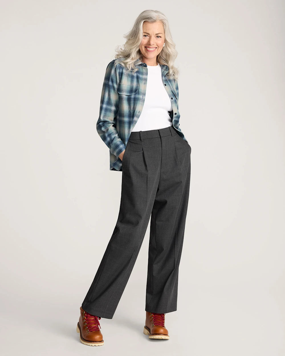 WOMEN'S BOARD SHIRT<br>BLUE/WHITE OMBRE
