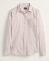 WOMEN'S COTTON FLANNEL RELAXED SHIRT<br>SOFT ROSE