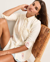 THE PERFECT ONE POCKET SHIRT<br>IVORY