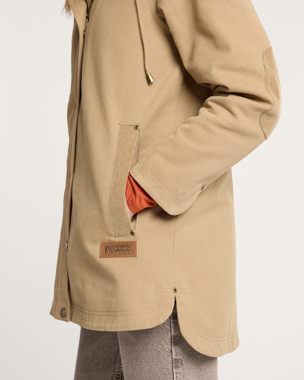 WOMEN'S CEDAR CREEK CANVAS PARKA<br>OLD OAK