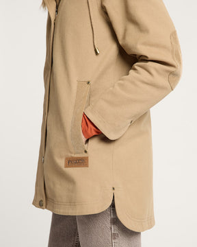 WOMEN'S CEDAR CREEK CANVAS PARKA<br>OLD OAK