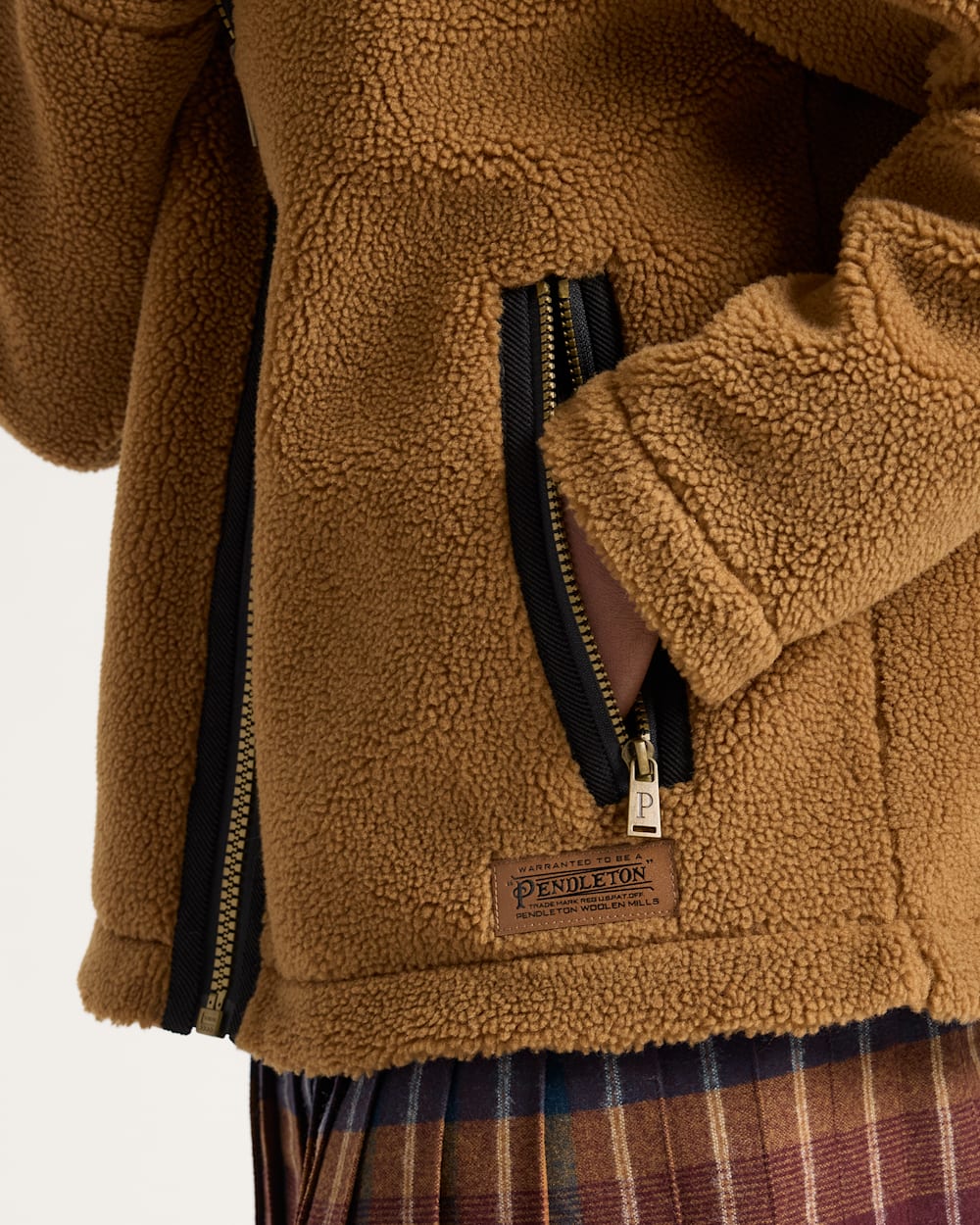WOMEN'S AUTUMN STAR HOODED FLEECE JACKET<br>BRONZE