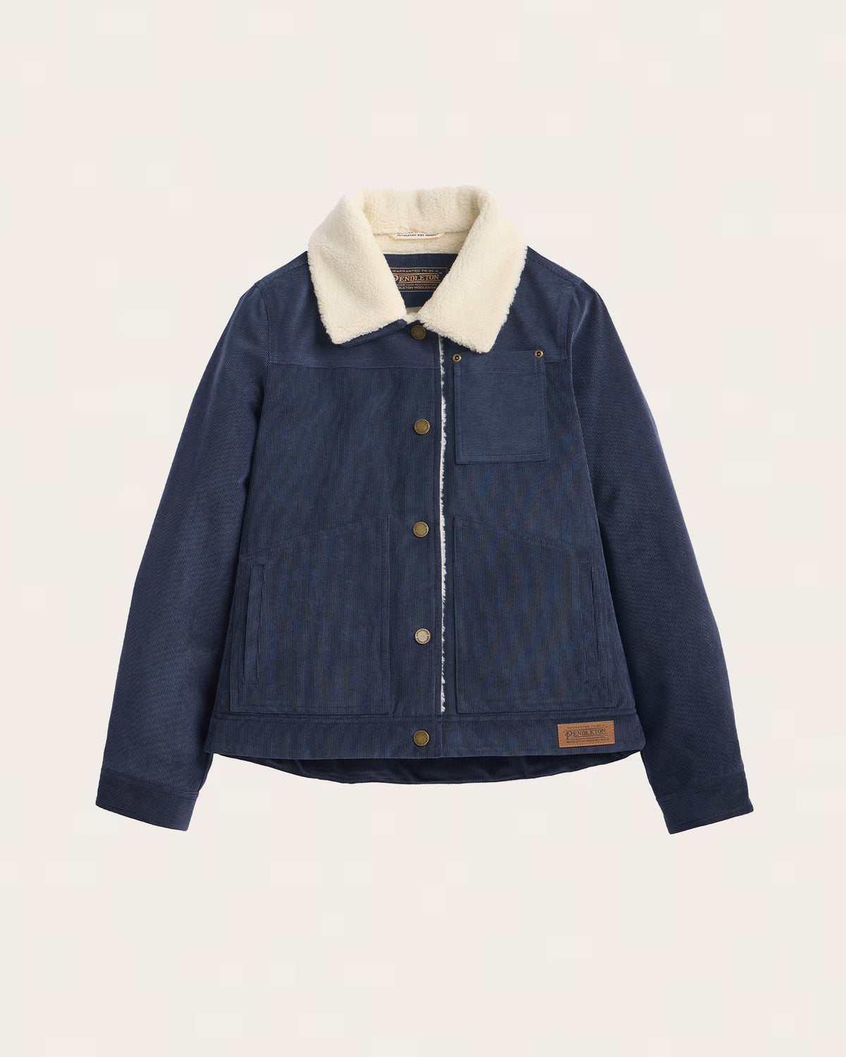 WOMEN'S WIND RIVER CORDUROY TRUCKER JACKET<br>NAVY