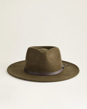RANGER WOOL FELT HAT<br>HEATHER OLIVE