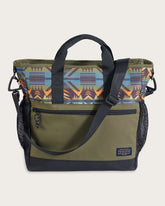 MYSTIC LAKE EXPLORER CARRYALL TOTE<br>OLIVE MULTI