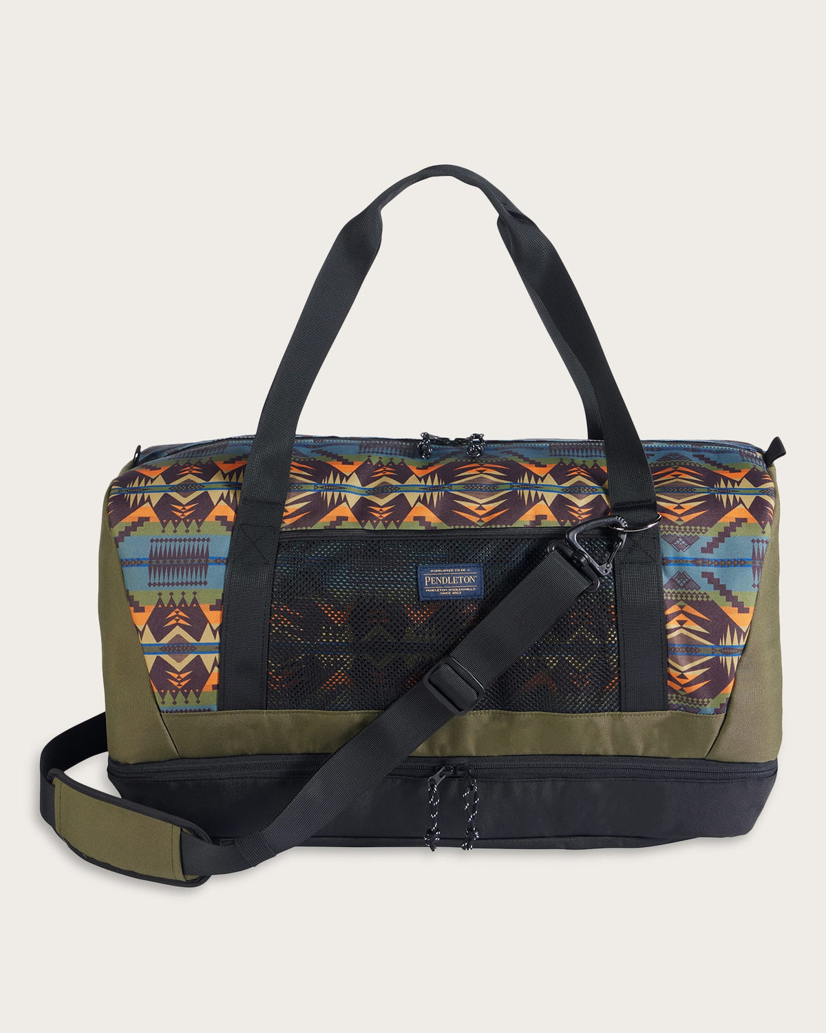 MYSTIC LAKE EXPLORER CARRYALL WEEKENDER<br>OLIVE MULTI