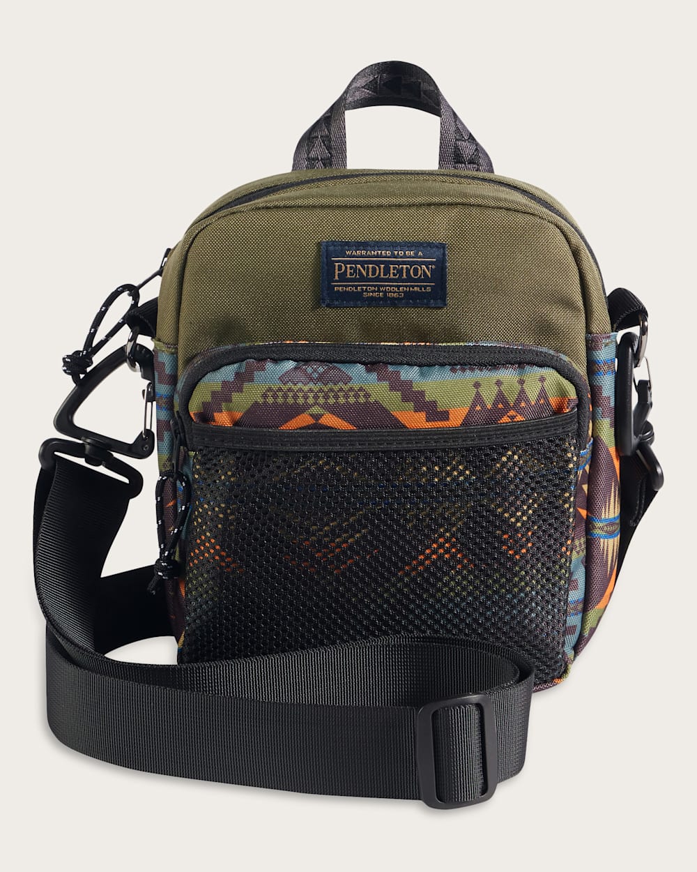 MYSTIC LAKE EXPLORER CROSSBODY<br>OLIVE MULTI