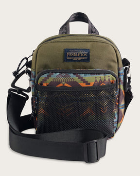 MYSTIC LAKE EXPLORER CROSSBODY<br>OLIVE MULTI