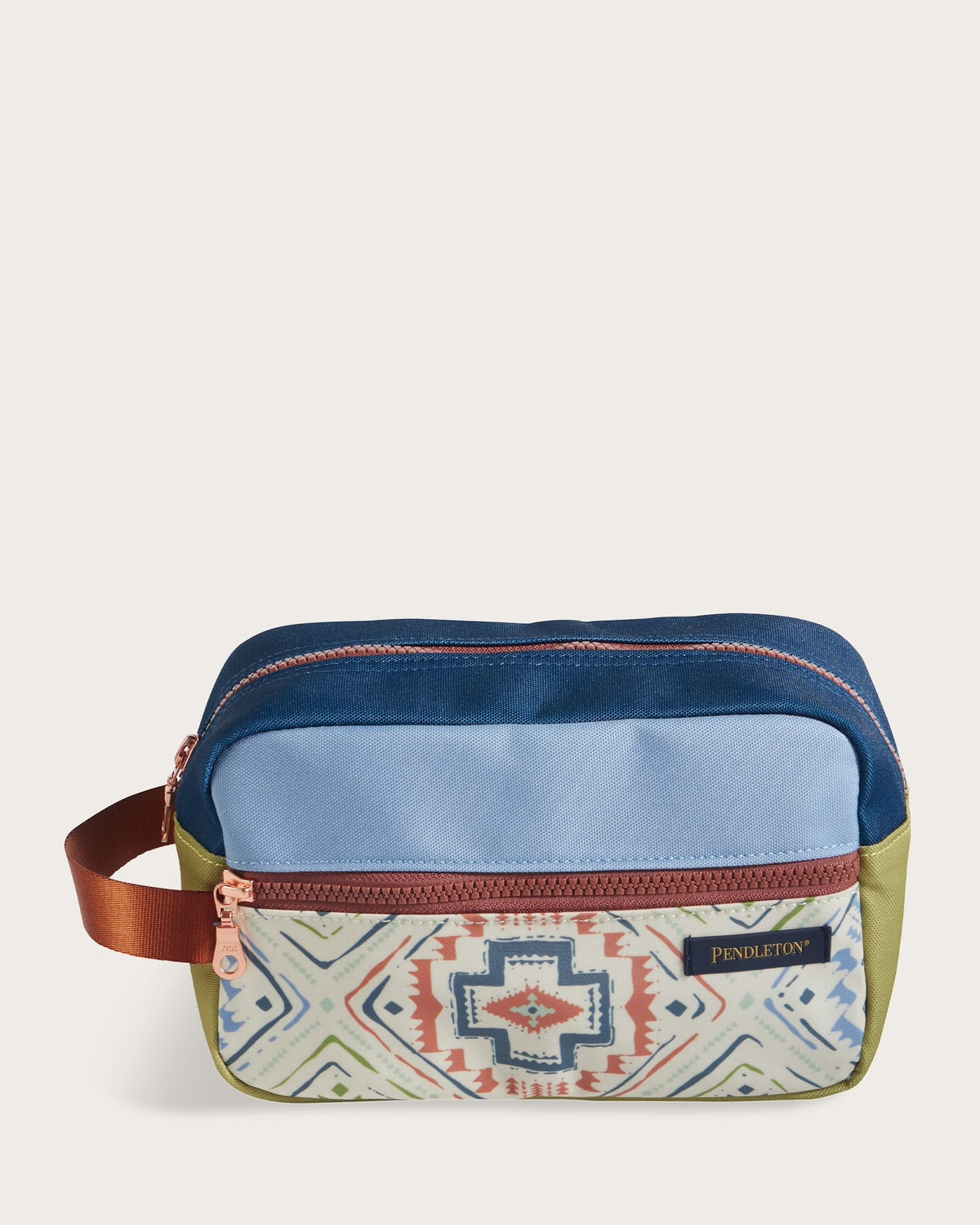 HARDING BEACH CANOPY CANVAS CARRYALL POUCH<br>BLUE MULTI