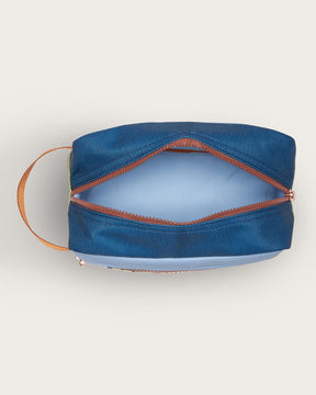 HARDING BEACH CANOPY CANVAS CARRYALL POUCH<br>BLUE MULTI