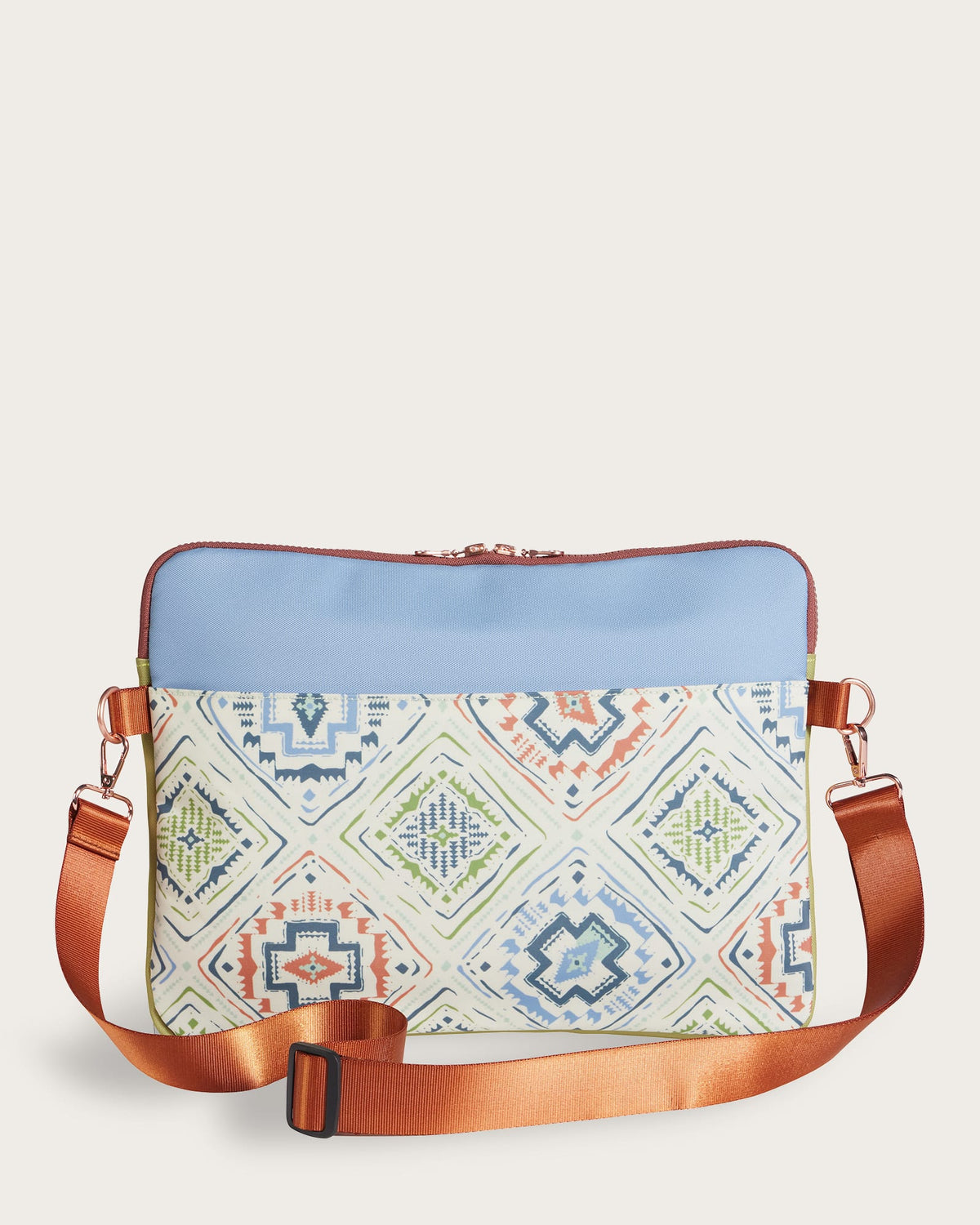 HARDING BEACH CANOPY CANVAS LAPTOP CASE<br>BLUE MULTI