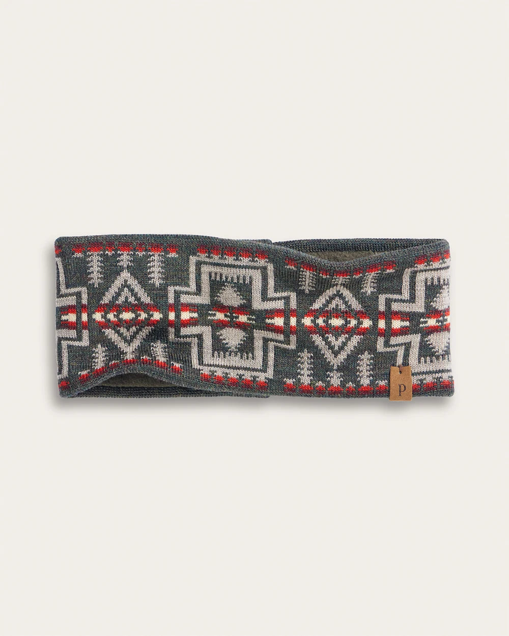HARDING FLEECE-LINED MERINO HEADBAND<br>OLIVE
