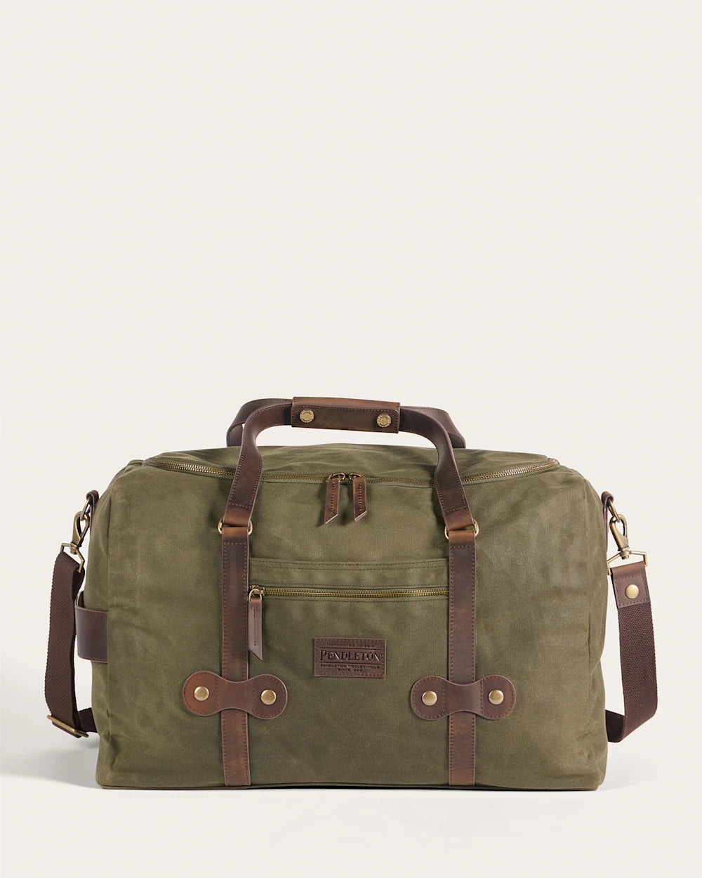 ODYSSEY WAXED CANVAS DUFFEL BAG<br>OLIVE