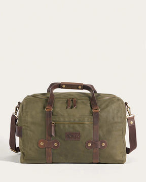 ODYSSEY WAXED CANVAS DUFFEL BAG<br>OLIVE