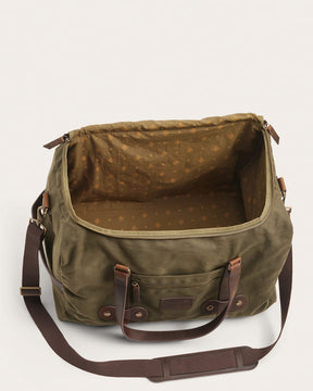 ODYSSEY WAXED CANVAS DUFFEL BAG<br>OLIVE
