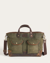 ODYSSEY WAXED CANVAS MESSENGER BAG<br>OLIVE