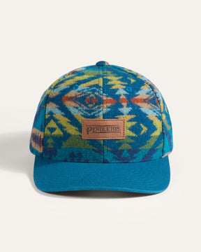 DIAMOND DESERT WOOL SIX PANEL HAT<br>BLUE