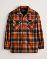 MEN'S PLAID BOARD SHIRT<br>RED/BLACK PLAID