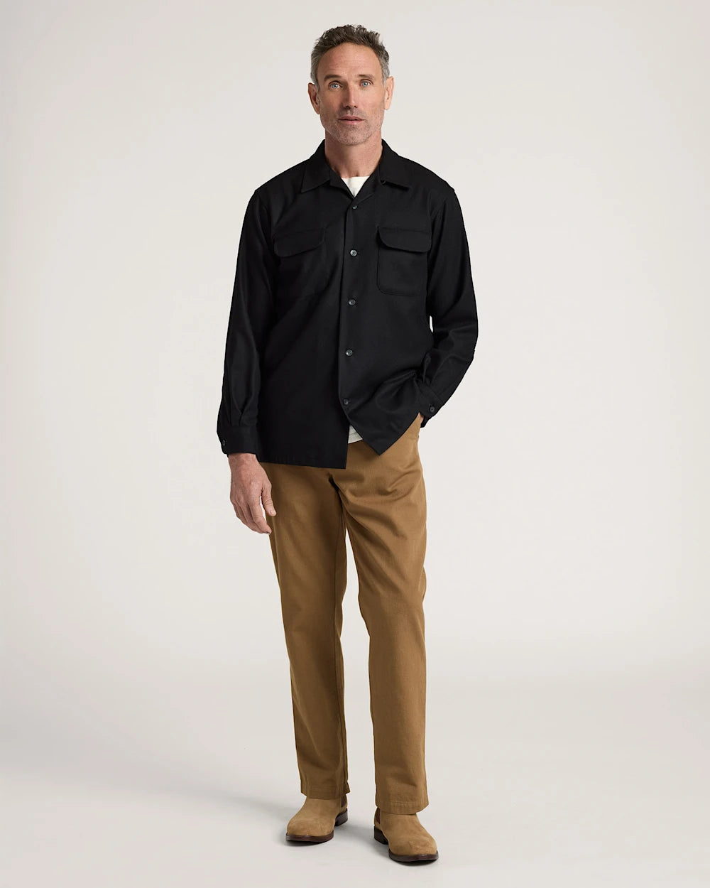 MEN'S BOARD SHIRT<br>BLACK