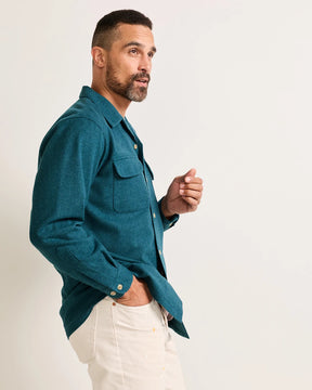 BOARD SHIRT<br>BLUE MIX SOLID