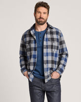 MEN'S BUFFALO CHECK SCOUT SHIRT<br>BLUE MULTI CHECK