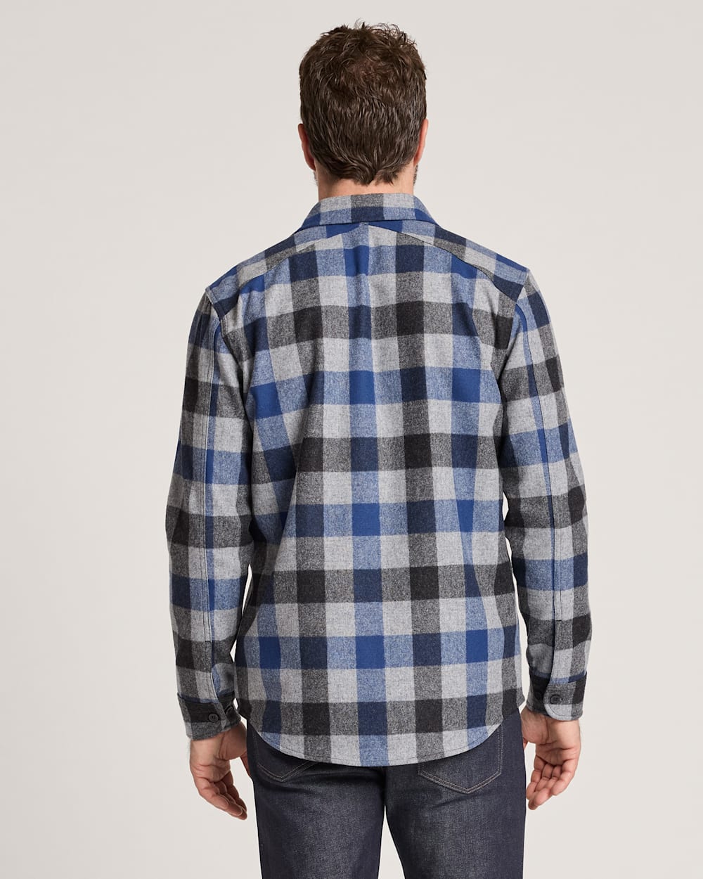 MEN'S BUFFALO CHECK SCOUT SHIRT<br>BLUE MULTI CHECK