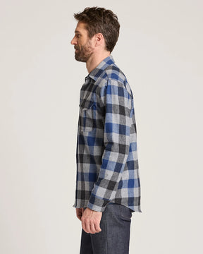 MEN'S BUFFALO CHECK SCOUT SHIRT<br>BLUE MULTI CHECK
