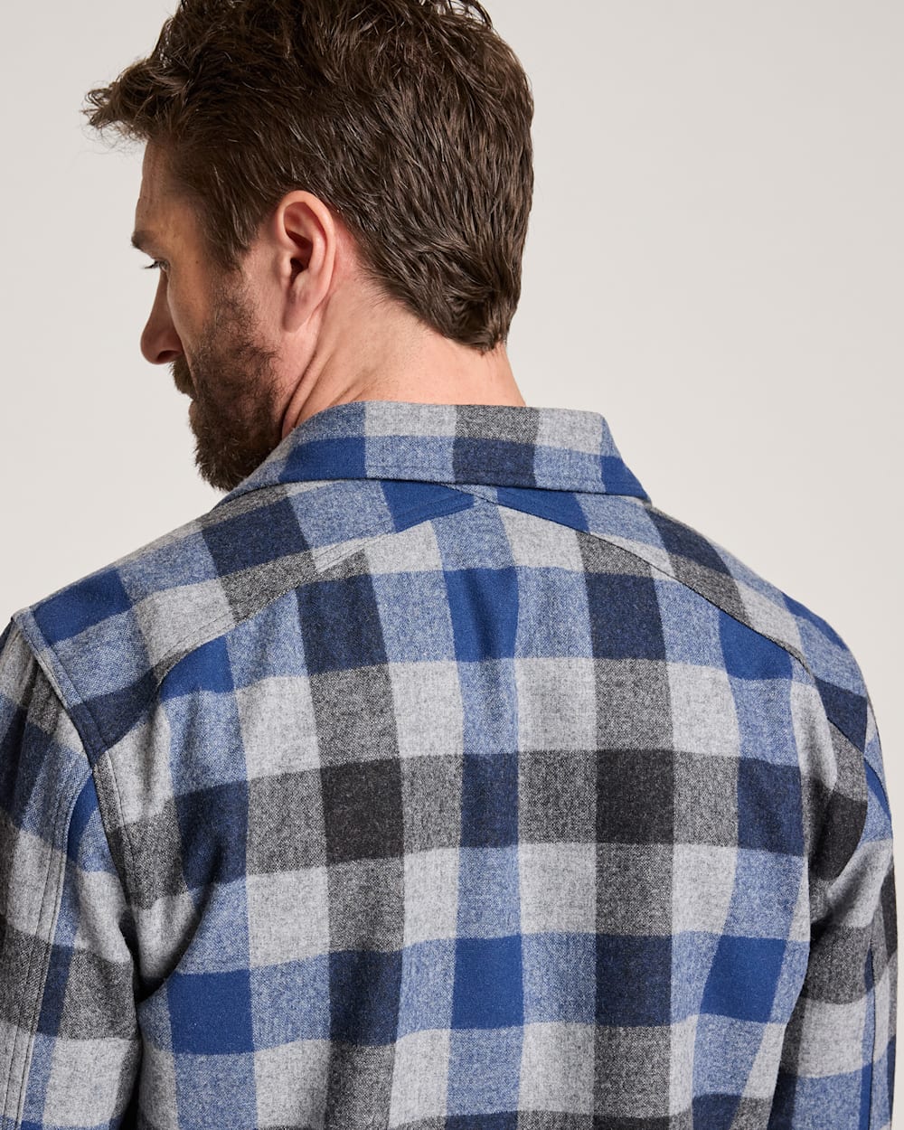 MEN'S BUFFALO CHECK SCOUT SHIRT<br>BLUE MULTI CHECK