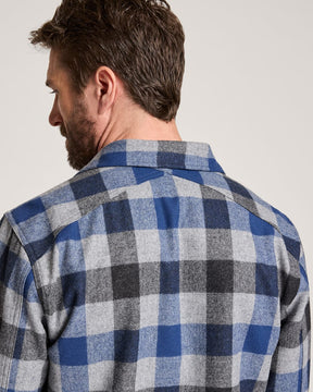 MEN'S BUFFALO CHECK SCOUT SHIRT<br>BLUE MULTI CHECK