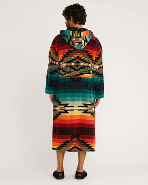 UNISEX SALTILLO COTTON TERRY VELOUR ROBE<br>SALTILLO SUNSET