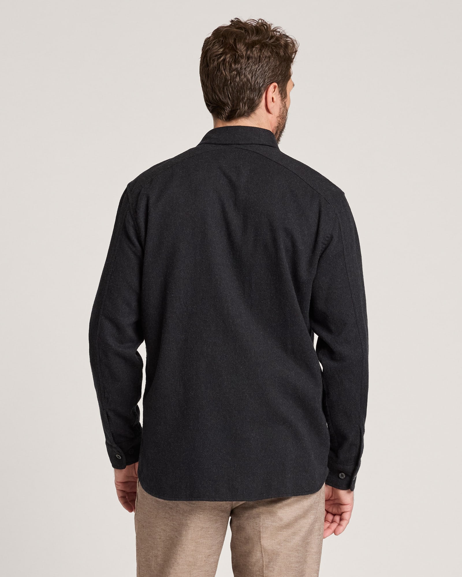 MEN'S FREMONT COTTON FLANNEL SHIRT<br>CHARCOAL HEATHER