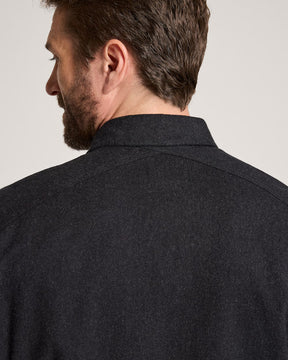 MEN'S FREMONT COTTON FLANNEL SHIRT<br>CHARCOAL HEATHER